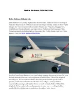 Delta Airlines Official Site