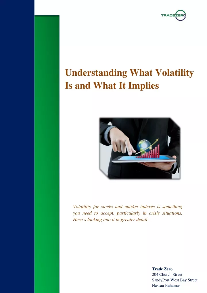 understanding what volatility is and what