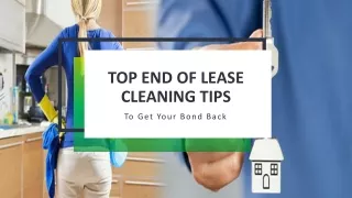 top end of lease cleaning tips