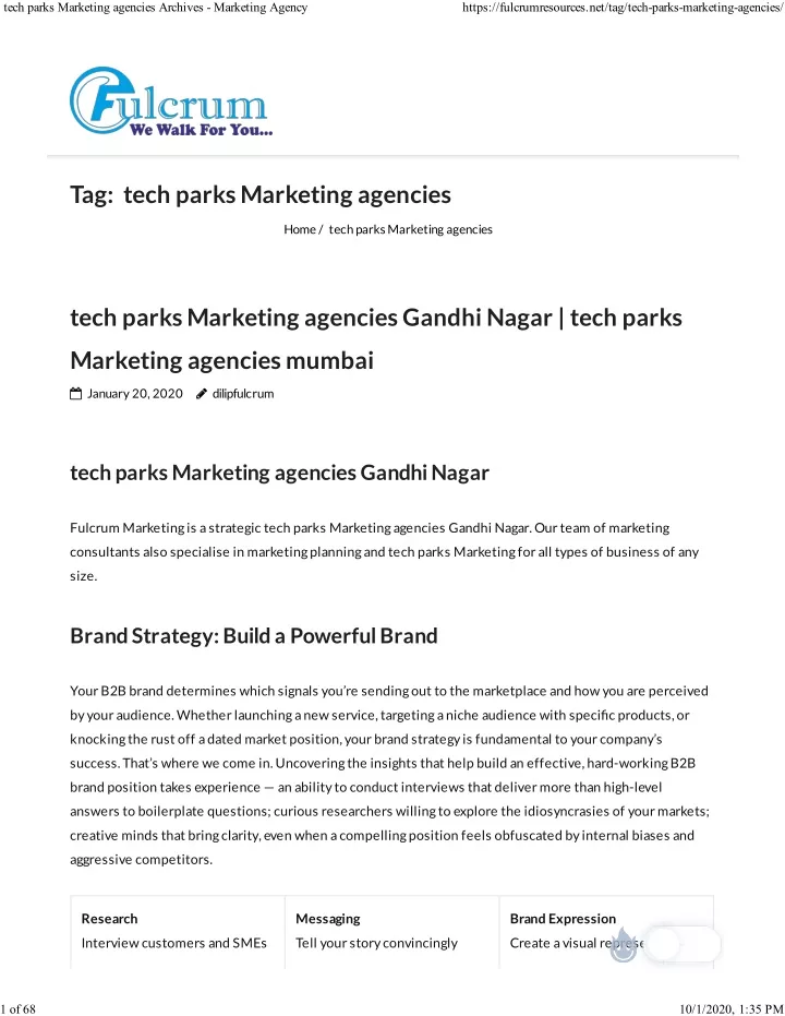 tech parks marketing agencies archives marketing