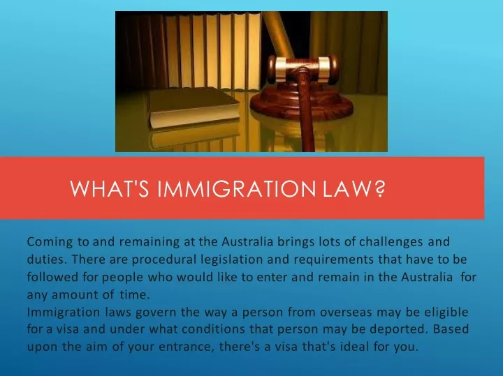 what s immigration law