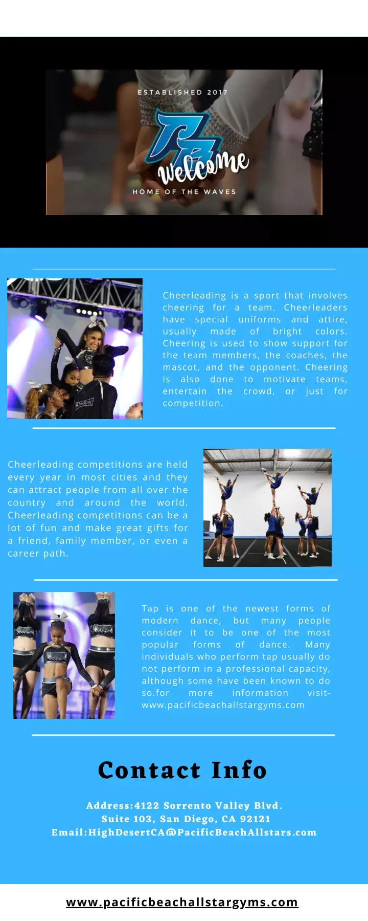 PPT - Cheerleading San Diego East CA PowerPoint Presentation, Free ...