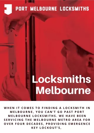 Locksmiths Melbourne