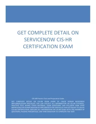 cis hr exam questions