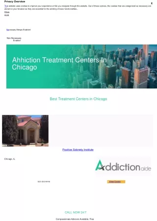 Addiction Treatment Centers In Chicago