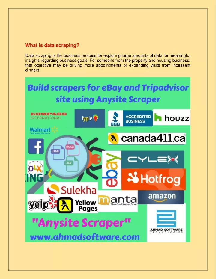 what is data scraping data scraping