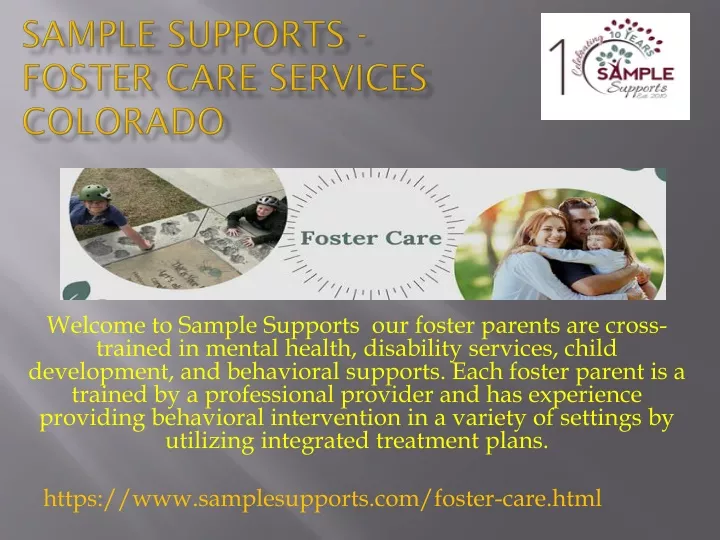 sample supports foster care services colorado