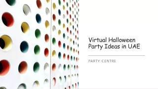 Virtual Halloween Party Ideas in UAE