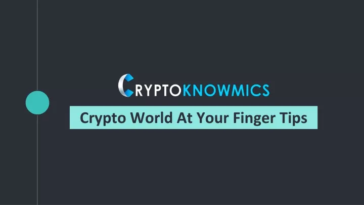 crypto world at your finger tips