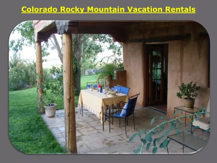 colorado rocky mountain vacation rentals