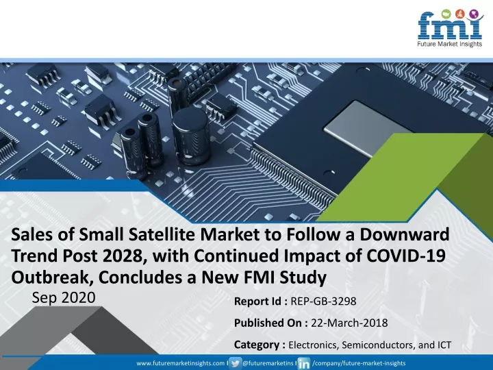 sales of small satellite market to follow