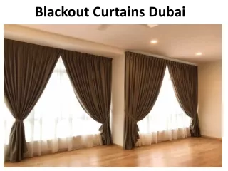 blackout curtains dubai