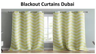 blackout curtains dubai