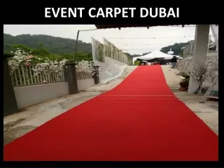 event carpet dubai
