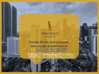Arreorealty-Select Condo for Sale BGC at Affordable Price