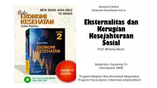 Eksternalitas dan Kerugian Kesejahteraan Sosial