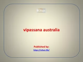 vipassana australia