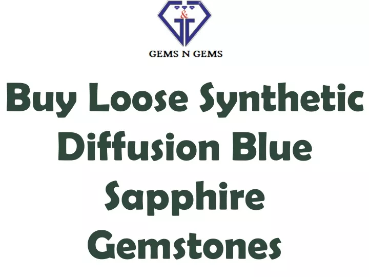 buy loose synthetic diffusion blue sapphire gemstones