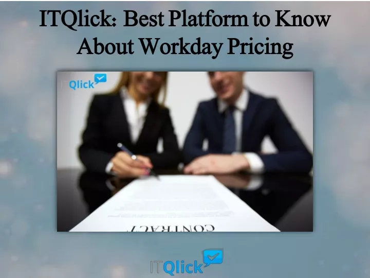 itqlick best platform to know about workday pricing