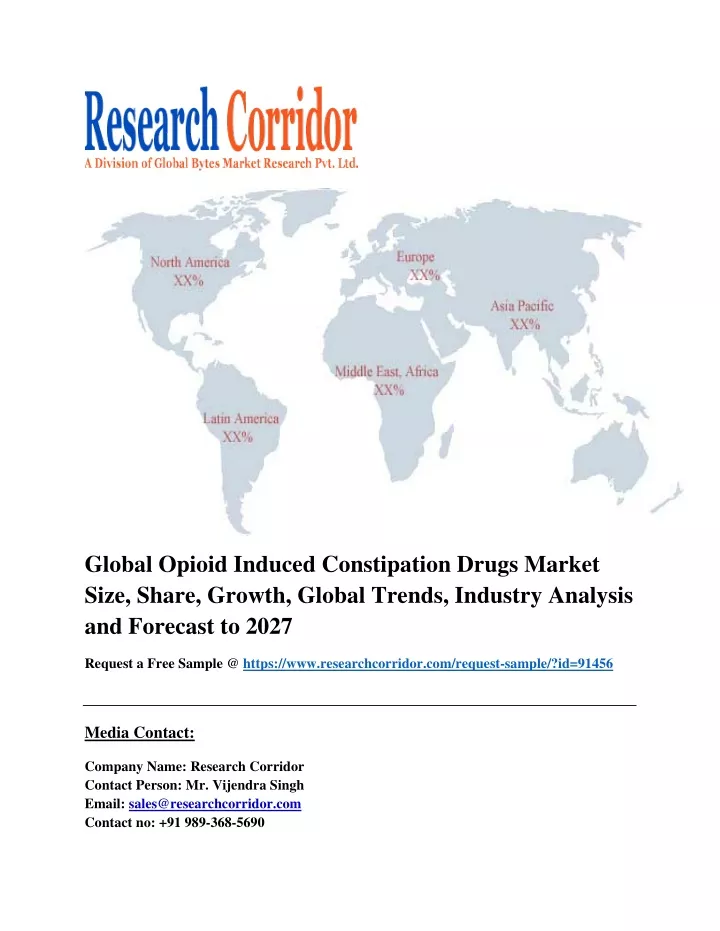 global opioid induced constipation drugs market