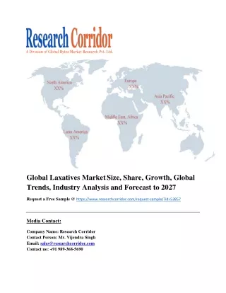 global laxatives market size share growth global