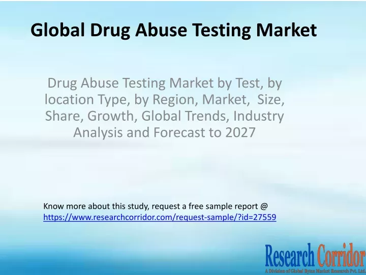global drug abuse testing market