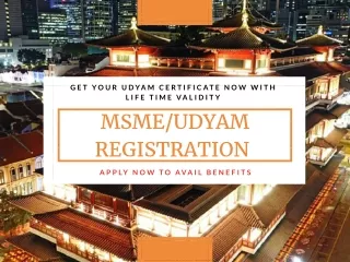 Udyam Registration Applying Process