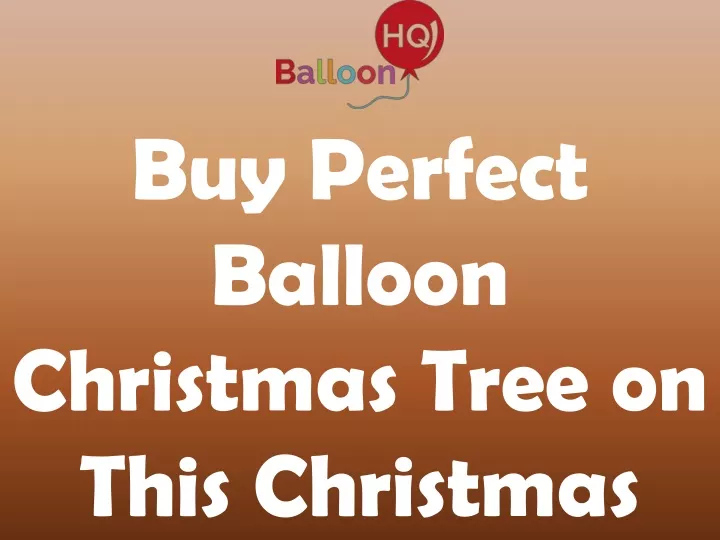 buy perfect balloon christmas tree on this christmas
