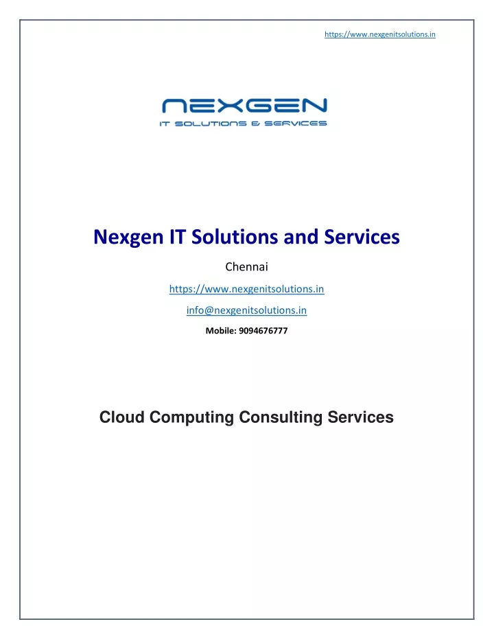 https www nexgenitsolutions in