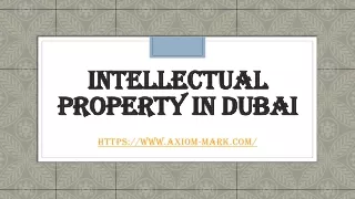 intellectual property in dubai