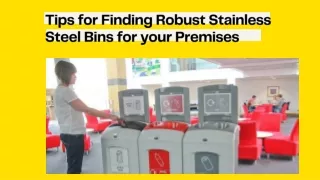 tips for finding robust stainless steel bins