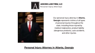 Injured? Get Help? Personal Injury Attorney - Adkins Law Firm