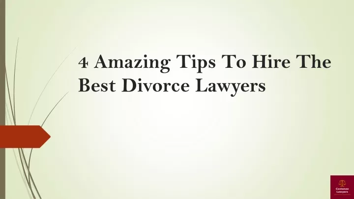 4 amazing tips to hire the best divorce lawyers