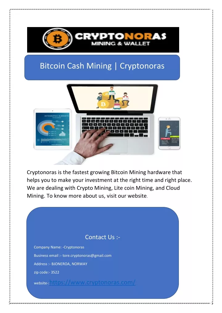 bitcoin cash mining cryptonoras