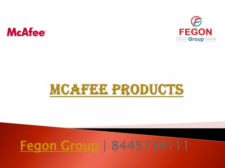 mcafee products