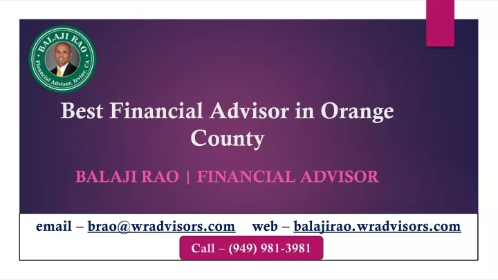 best financial advisor in orange county
