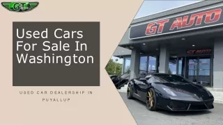 Used Luxury Cars for Sale Puyallup WA