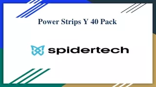 Power Strips Y 40 Pack - Spidertech