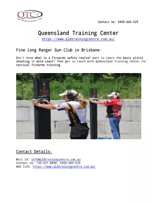 The best gun shooting club in Brisbane