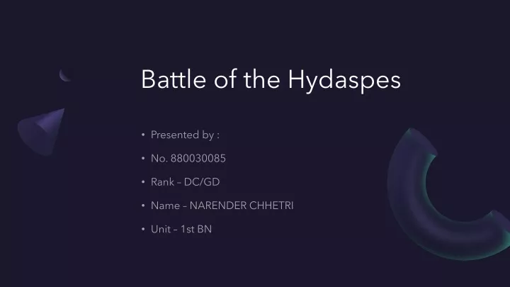 battle of the hydaspes