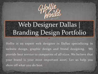 web designer dallas branding design portfolio