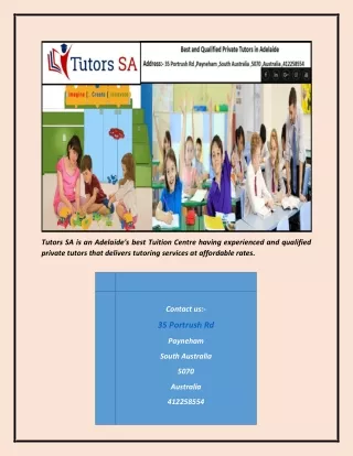 tutors sa is an adelaide s best tuition centre