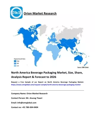 North America Beverage Packaging Market Size, Share, Growth and Report to 2020-2026