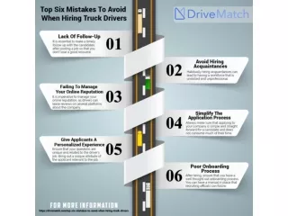 Six mistakes to hiring truck driver - DriveMatch