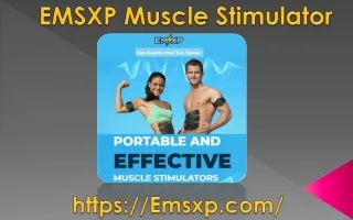 EMSXP Muscle Stimulator - Abs, Legs & Buttocks, Emsxp.com