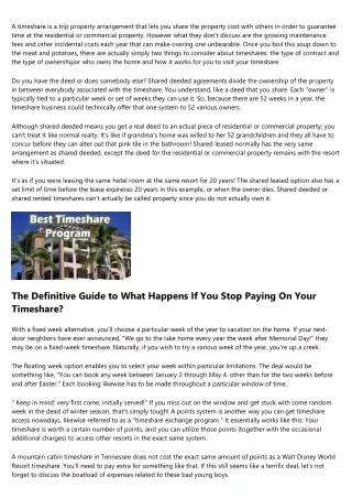 How To Get Out Of A Timeshare Legally Things To Know Before You Get This