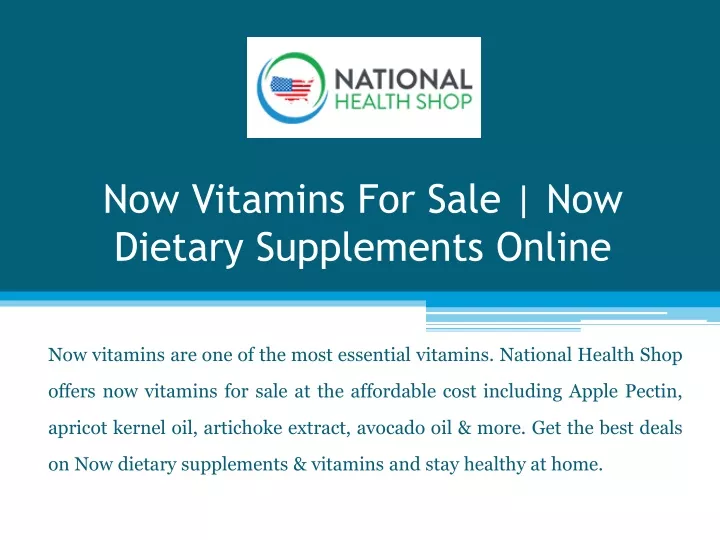 now vitamins for sale now dietary supplements online