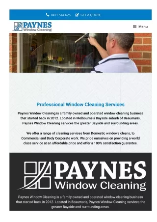 Paynes Window Cleaning