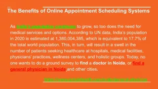 The Benefits of Online Appointment Scheduling Systems