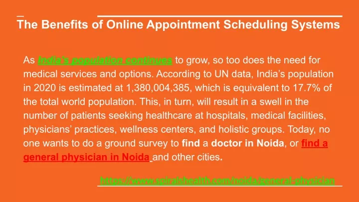 the benefits of online appointment scheduling